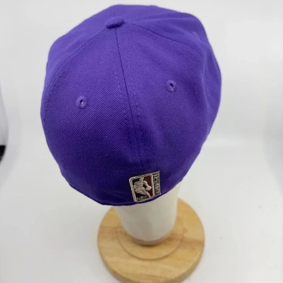 NEW New Era 59Fifty Utah Jazz Classic Edition Baseball Cap Purple Yellow Mens OS - Picture 4 of 5